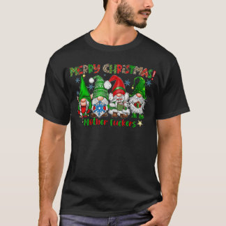 Merry Christmas Mother Fuckers Funny Gnomes Xmas H Tシャツ
