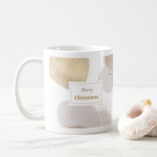 Merry Christmas Mug コーヒーマグカップ (ドーナツ)