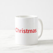 Merry Christmas mug コーヒーマグカップ (正面右)