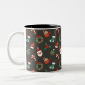 Merry Christmas Mug ツートーンマグカップ (左)