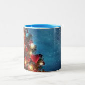 Merry Christmas mug ツートーンマグカップ (中央)