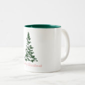 Merry christmas mug ツートーンマグカップ (正面右)
