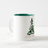 Merry christmas mug ツートーンマグカップ (正面左)