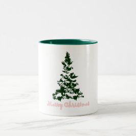 Merry christmas mug ツートーンマグカップ