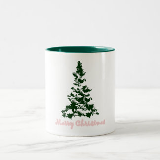 Merry christmas mug ツートーンマグカップ