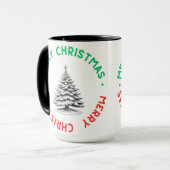 Merry Christmas Mug マグカップ (正面左)