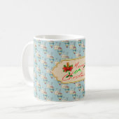 Merry Christmas Mug – Elegant Holiday Design コーヒーマグカップ (正面左)