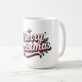 Merry Christmas Mug | Festive Holiday Coffee Cup コーヒーマグカップ (正面右)