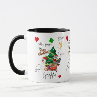 Merry Christmas Mug | Joy, Love & Abundance | Fest マグカップ