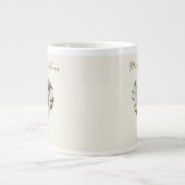 Merry Christmas Mug | Personalized Photo ジャンボコーヒーマグカップ (正面)