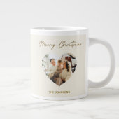 Merry Christmas Mug | Personalized Photo ジャンボコーヒーマグカップ (右)