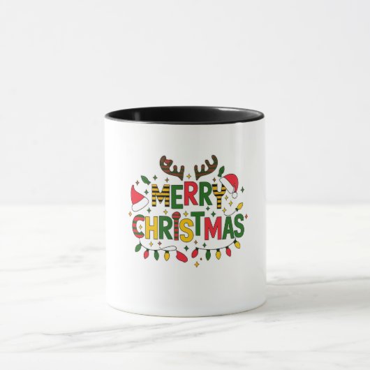 Merry Christmas Mug T-Shirt マグカップ (中央)