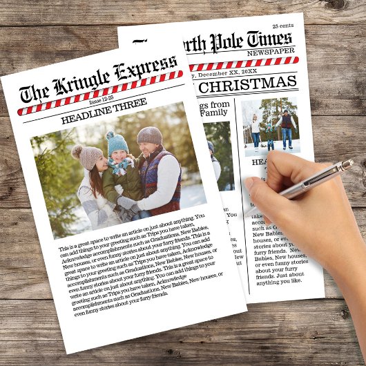 Merry Christmas Multi Photo Fun North Pole Budget