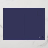 Merry Christmas, my dearest one Foil Holiday Card 箔シーズンポストカード (裏面)