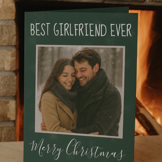 Merry Christmas my Love グリーン シーズンカード