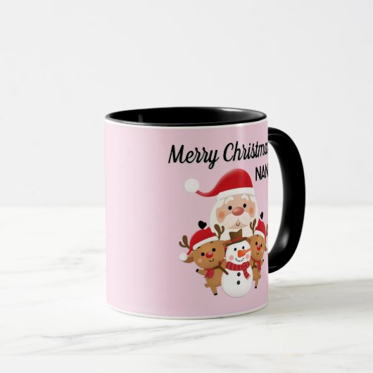 Merry Christmas nana gift Mug マグカップ (正面右)