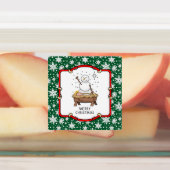 Merry Christmas Nativity Baby Jesus Snowman ラベル (貼付)