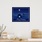 Merry Christmas Nativity Poster ポスター (キッチン)