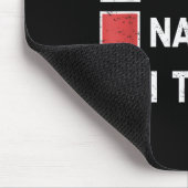 Merry Christmas Nice Naughty I Tried Christmas Lis マウスパッド (コーナー)