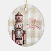 Merry Christmas Nutcracker Ornament セラミックオーナメント (左)