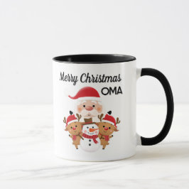 Merry Christmas OMA gift Mug マグカップ