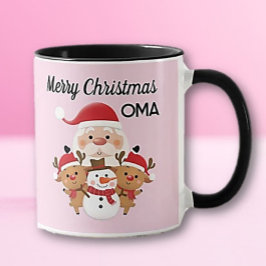 Merry Christmas OMA gift Mug マグカップ