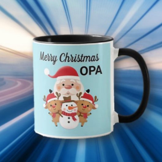 Merry Christmas OPA gift Mug マグカップ