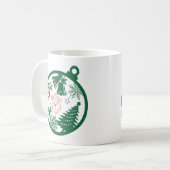 Merry Christmas Ornament Mug コーヒーマグカップ (正面左)