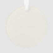 Merry Christmas Ornament | Personalized Photo オーナメント (裏面)