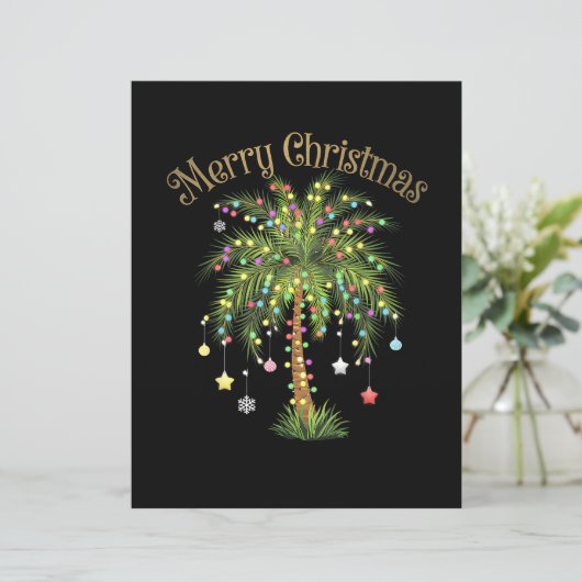 Merry Christmas Palm Tree Light New Year Tropical  (スタンド正面)
