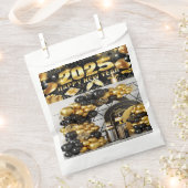 Merry Christmas paper  bag フェイバーバッグ (クリップ留めされた状態)