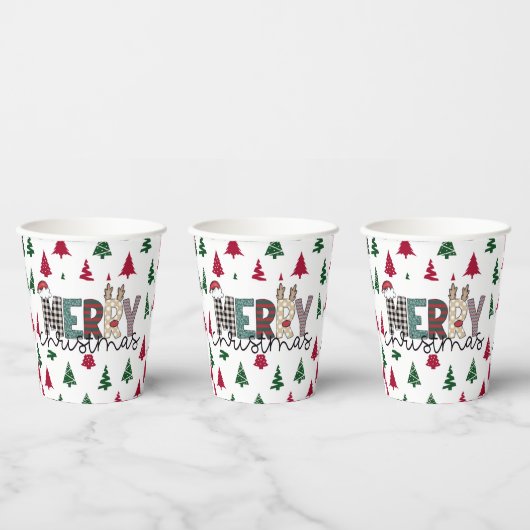 MERRY Christmas Paper Cup 紙コップ (複数)