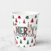 MERRY Christmas Paper Cup 紙コップ (正面)