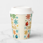 Merry Christmas paper cups. 紙コップ (左)