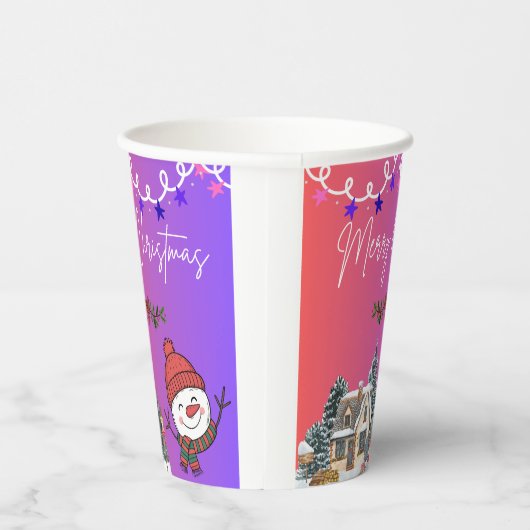 Merry Christmas Paper Cups 紙コップ (右)