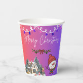Merry Christmas Paper Cups 紙コップ (正面)