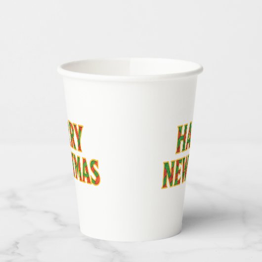 Merry Christmas paper cups 紙コップ (左)
