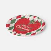 Merry Christmas Paper Plate ペーパープレート (アングル)