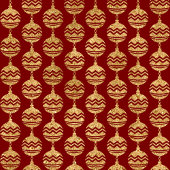 Merry Christmas Paper Plates Luxe Red Gold Accent ペーパープレート