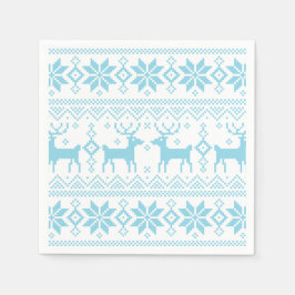 Merry Christmas pattern 1 スタンダードカクテルナプキン