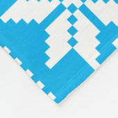 Merry Christmas pattern 1 フリースブランケット (角)