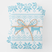 Merry Christmas pattern 1 ラッピングペーパーシート (インサイチュ)