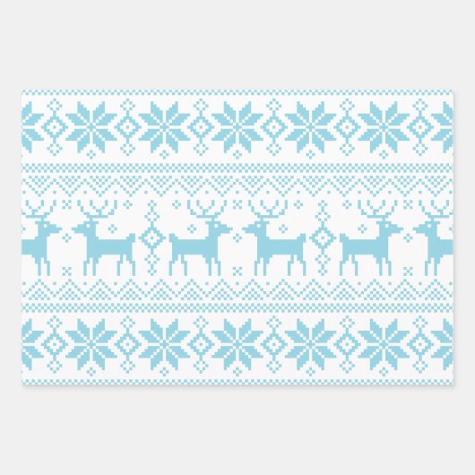 Merry Christmas pattern 1 ラッピングペーパーシート (正面)