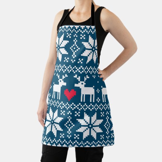 Merry Christmas pattern 2 エプロン (インサイチュ)