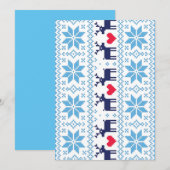 Merry Christmas pattern 2 シーズンカード (正面/裏面)