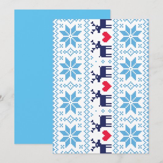 Merry Christmas pattern 2 シーズンカード (正面/裏面)