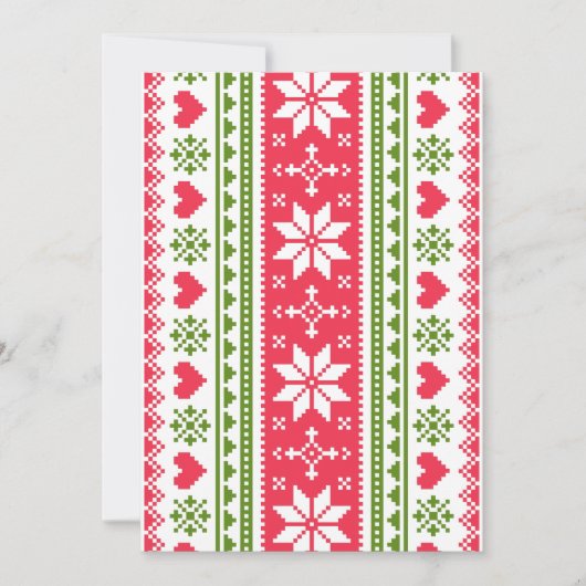 Merry Christmas pattern 3 シーズンカード (正面)