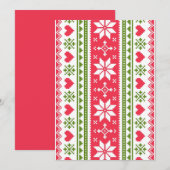 Merry Christmas pattern 3 シーズンカード (正面/裏面)