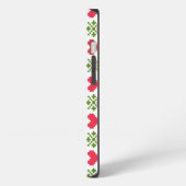 Merry Christmas pattern 3 iPhoneケース (左側面)