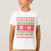 Merry Christmas pattern 3 Tシャツ (正面)